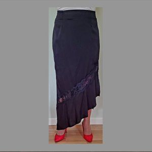 Emma & Gaia Skirt European Size 46 (US Size 8/10) Black Made in Europe